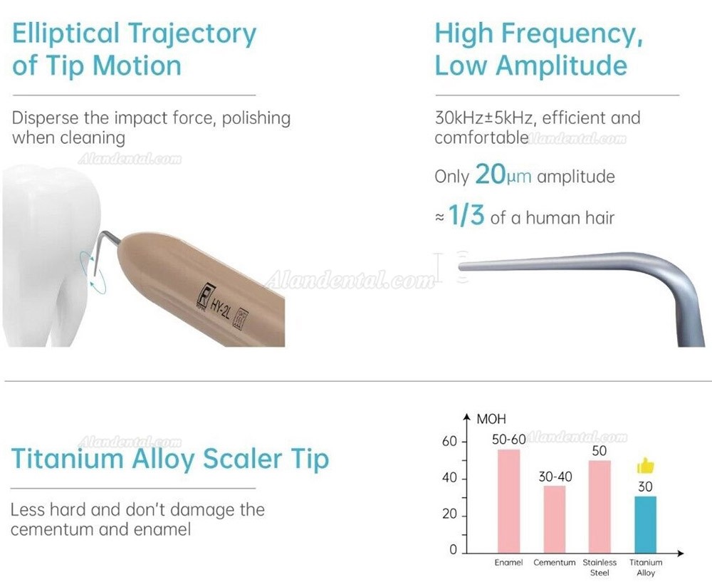 Refine APT 2 in 1 Dental Ultrasonic Scaler & Air Polisher Compatible With EMS Prophylaxis Master